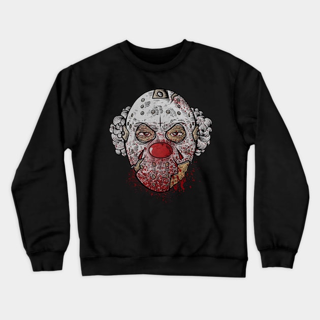 Jason Clown Crewneck Sweatshirt by GODZILLARGE